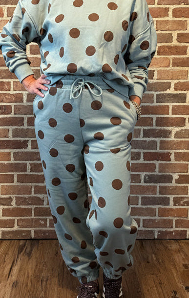 Polka Dot Jogger Set