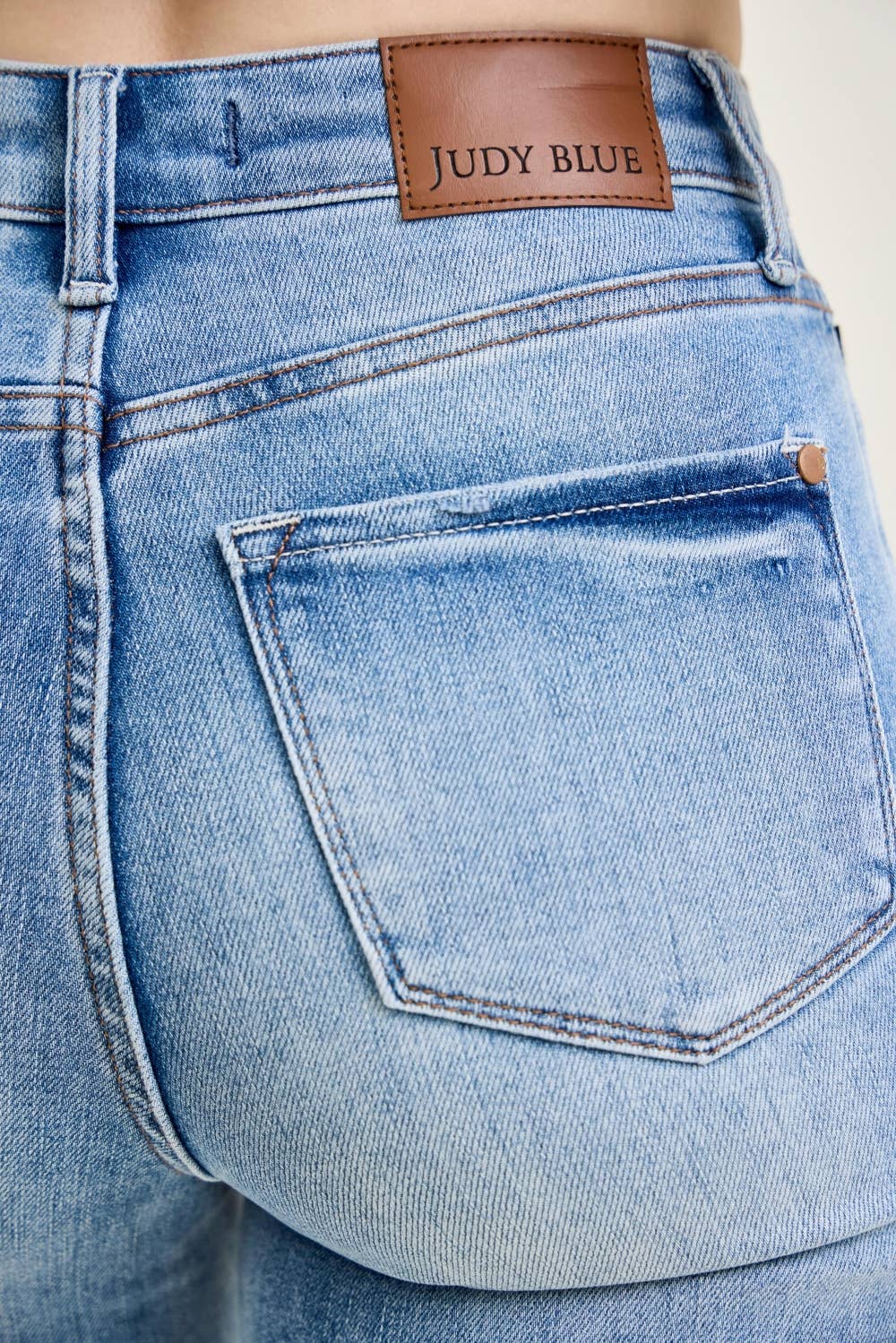 JUDY BLUE HW Tummy Control Straight Jeans