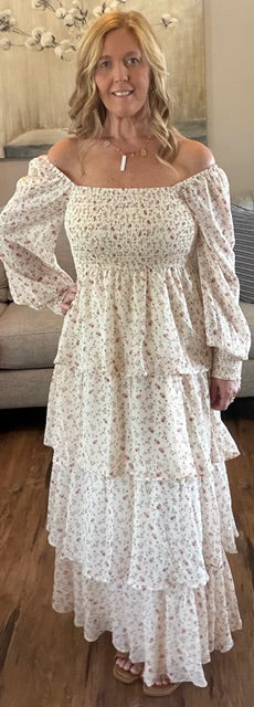 Floral Tiered Maxi Dress