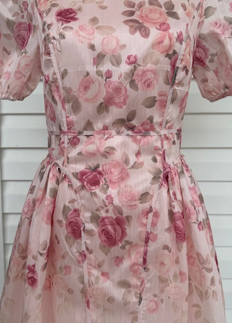 Pink Rose Mini Dress
