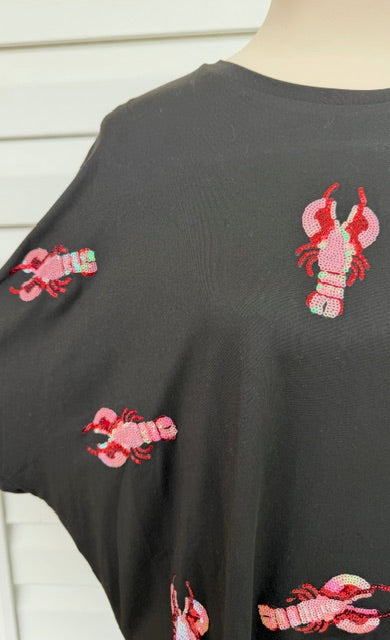 Sequin Lobster Tee