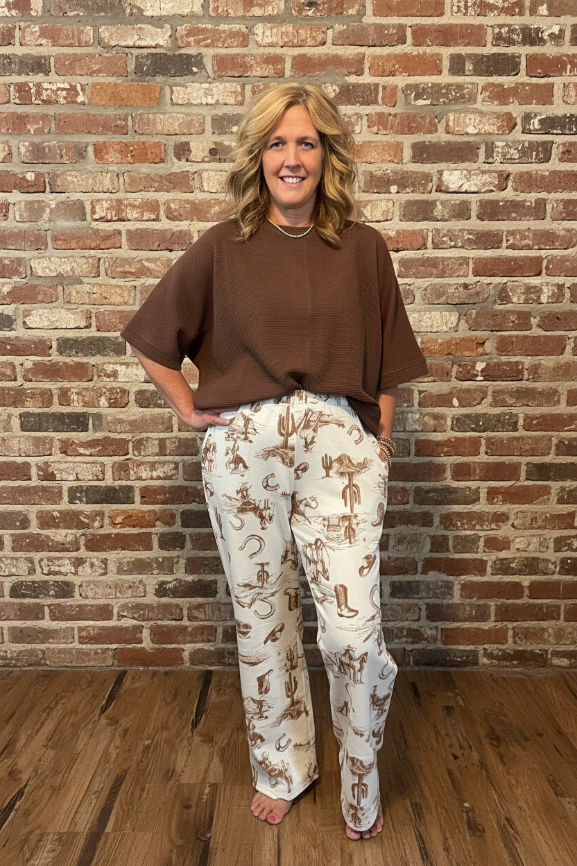 WESTERN PRINT JOGGERS