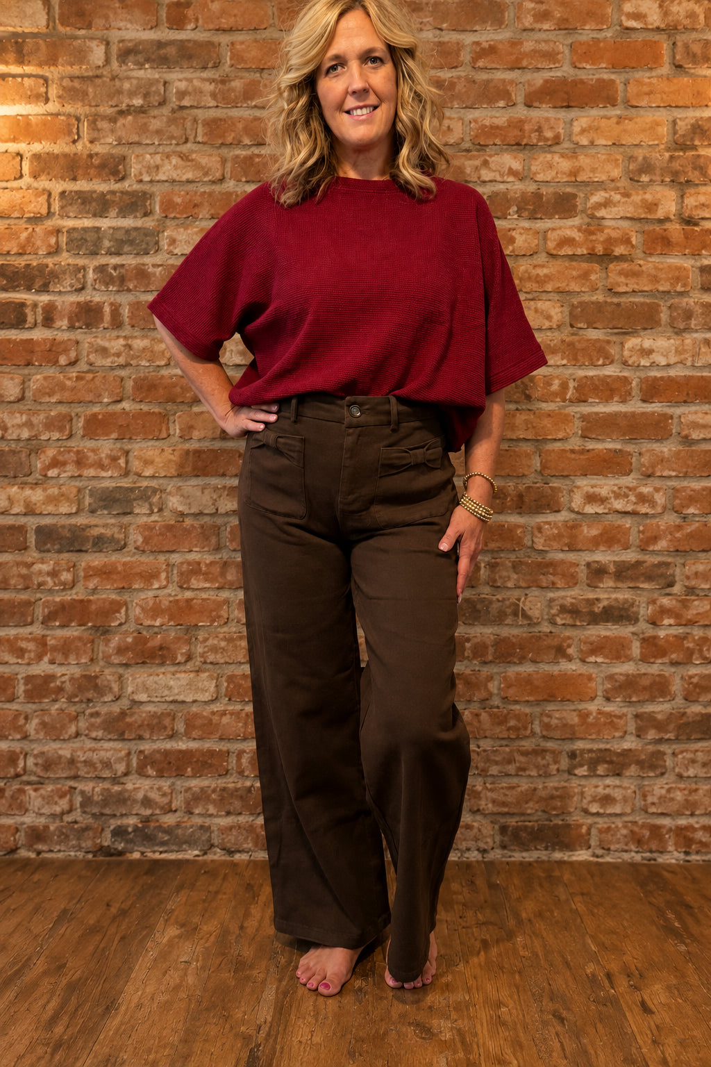 Bow Accent Pants