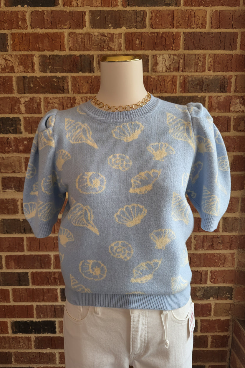 Shell Sweater Short Sleeve