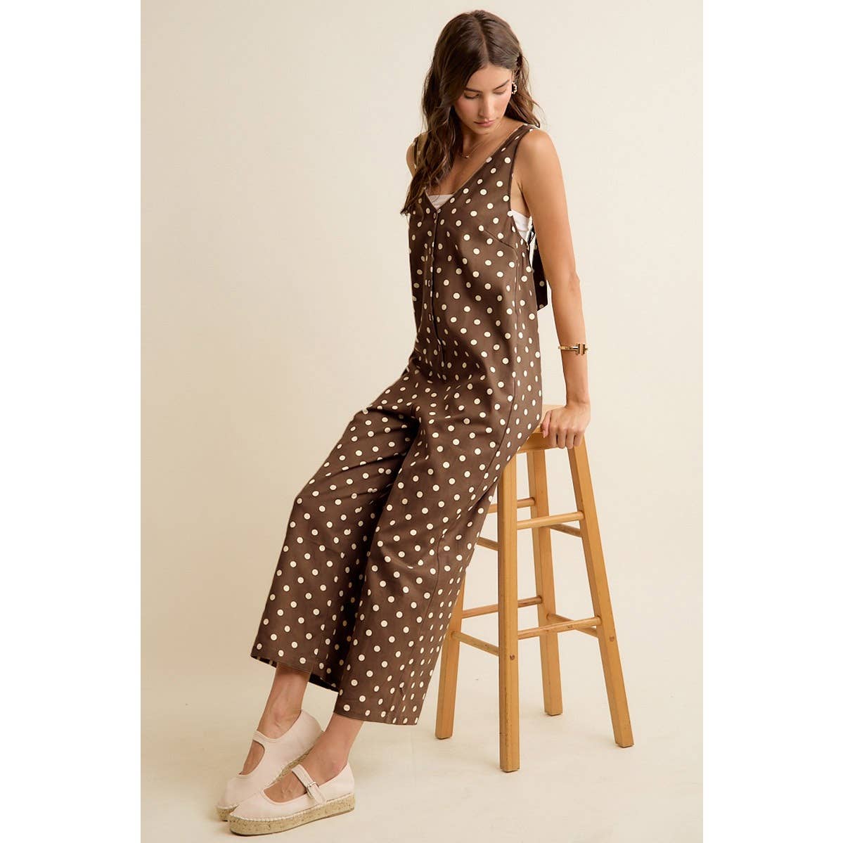 POLKA DOT JUMPSUIT OVERALLS