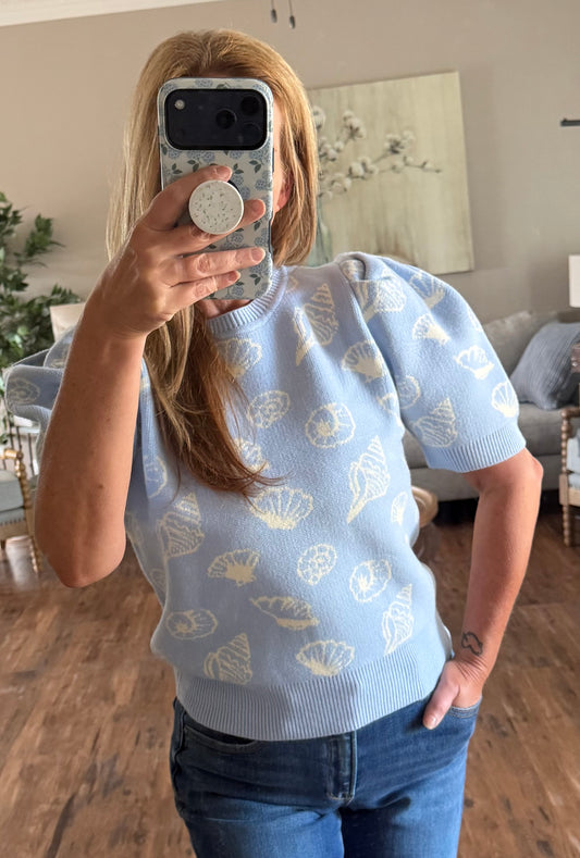 Shell Sweater Short Sleeve
