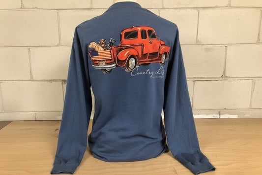 Red Truck Long Sleeve Tee