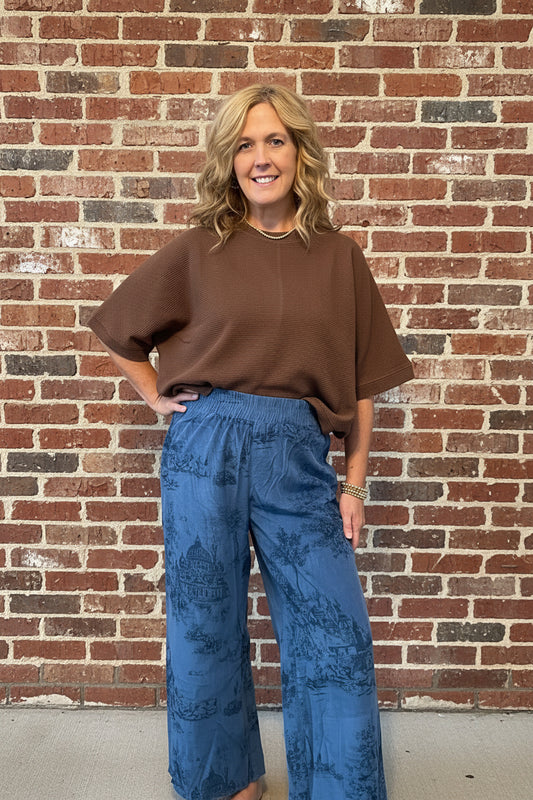 Vintage Landscape Corduroy Pants