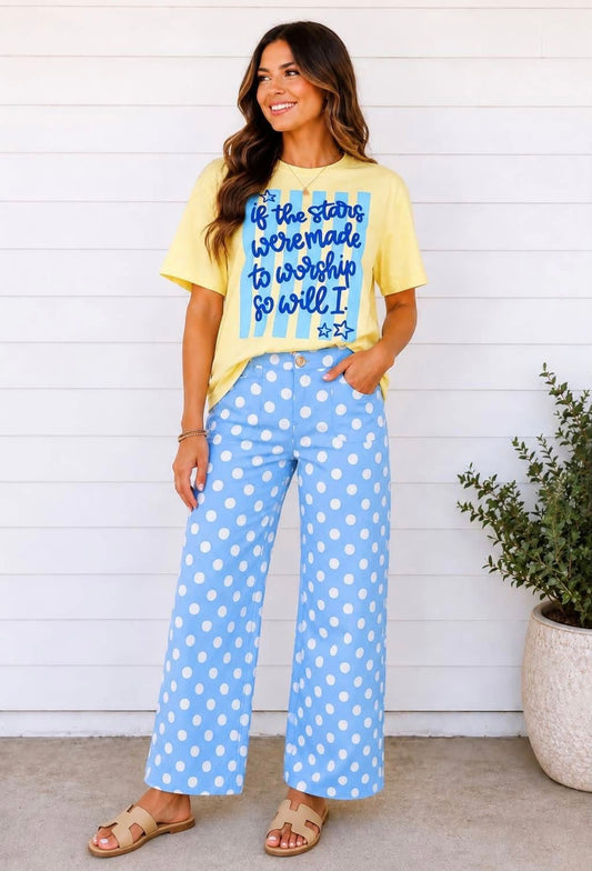 Worship Butter Yellow Tee