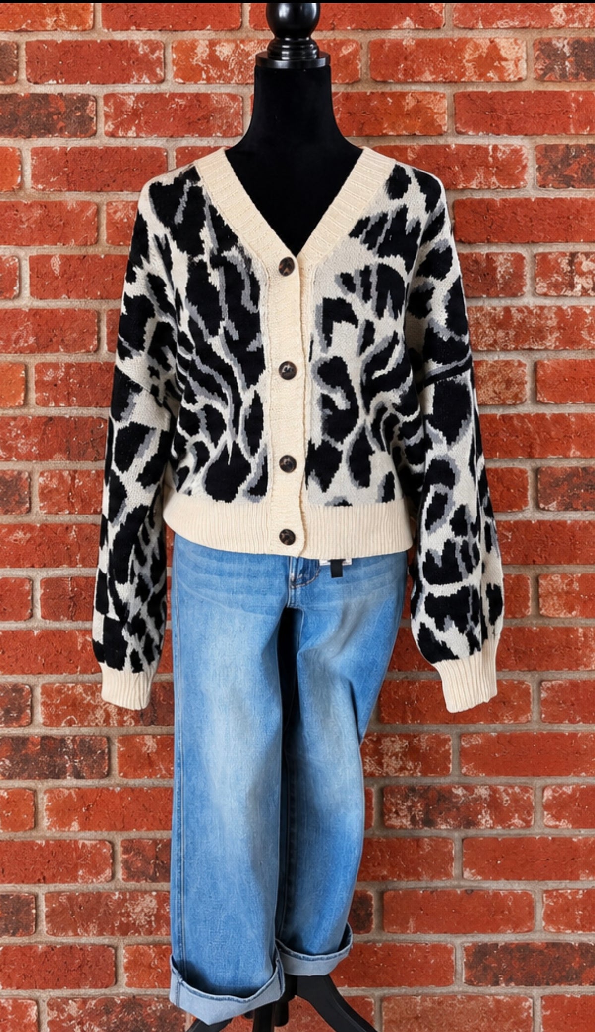 Leopard Cardigan Sweater