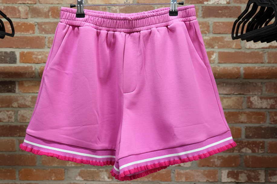 Ruffle Trim Shorts