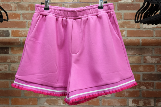 Ruffle Trim Shorts