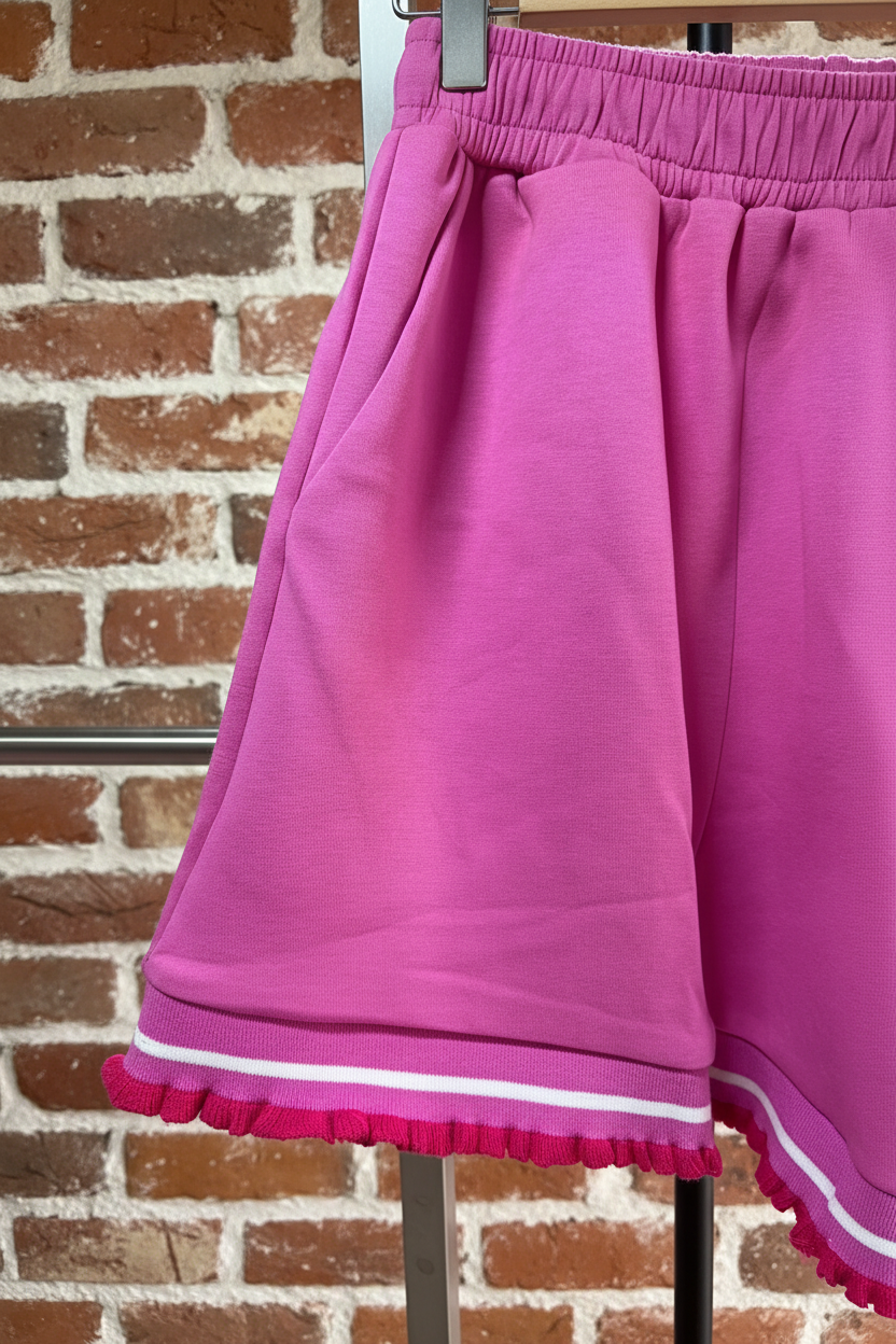 Ruffle Trim Shorts