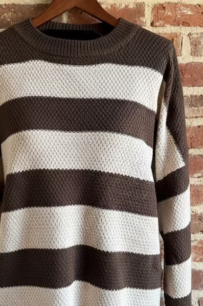 Plus size knit sweater