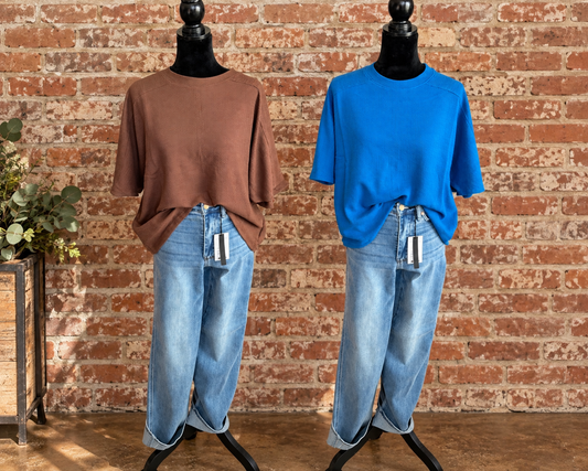 Waffle knit Top