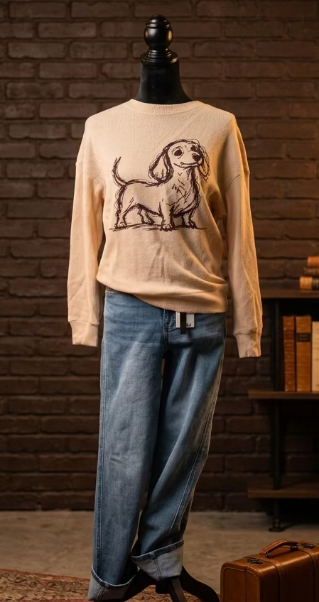 Daschund sweater