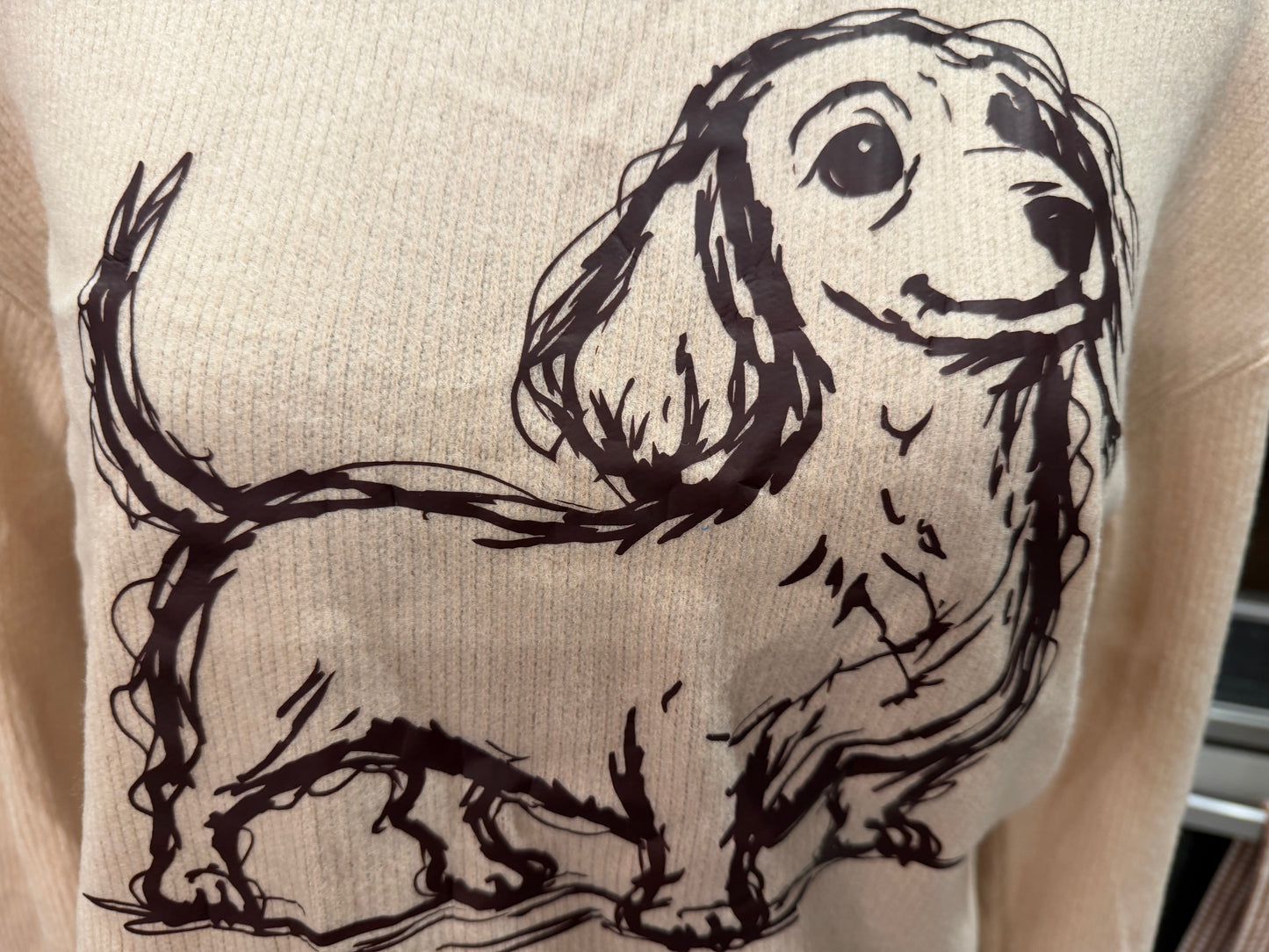Daschund sweater