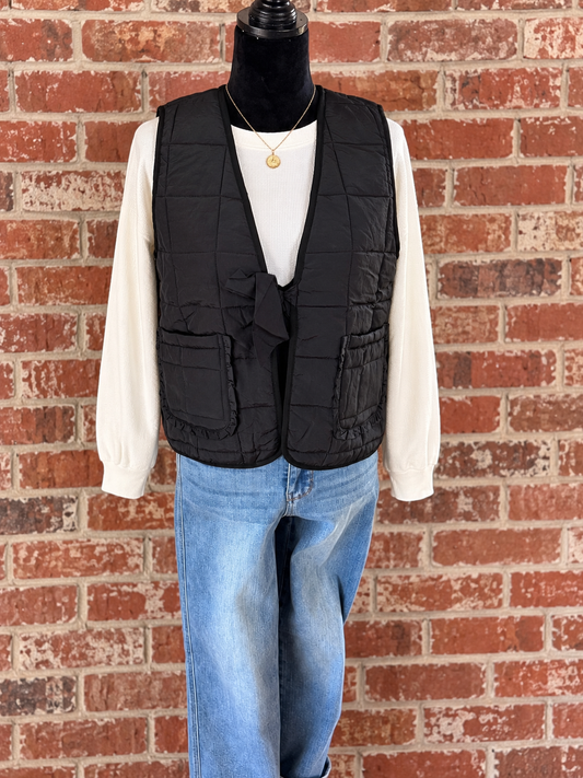 Tie Front Vest