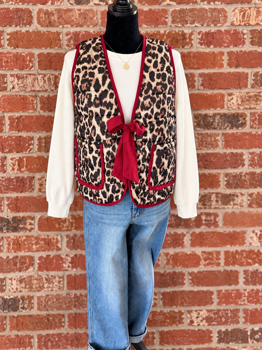 Tie Front Vest