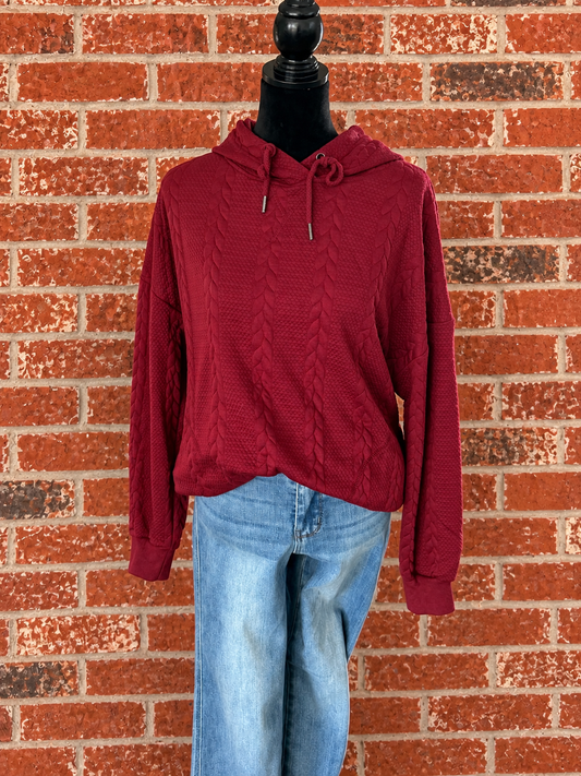 Cableprint Hoodie