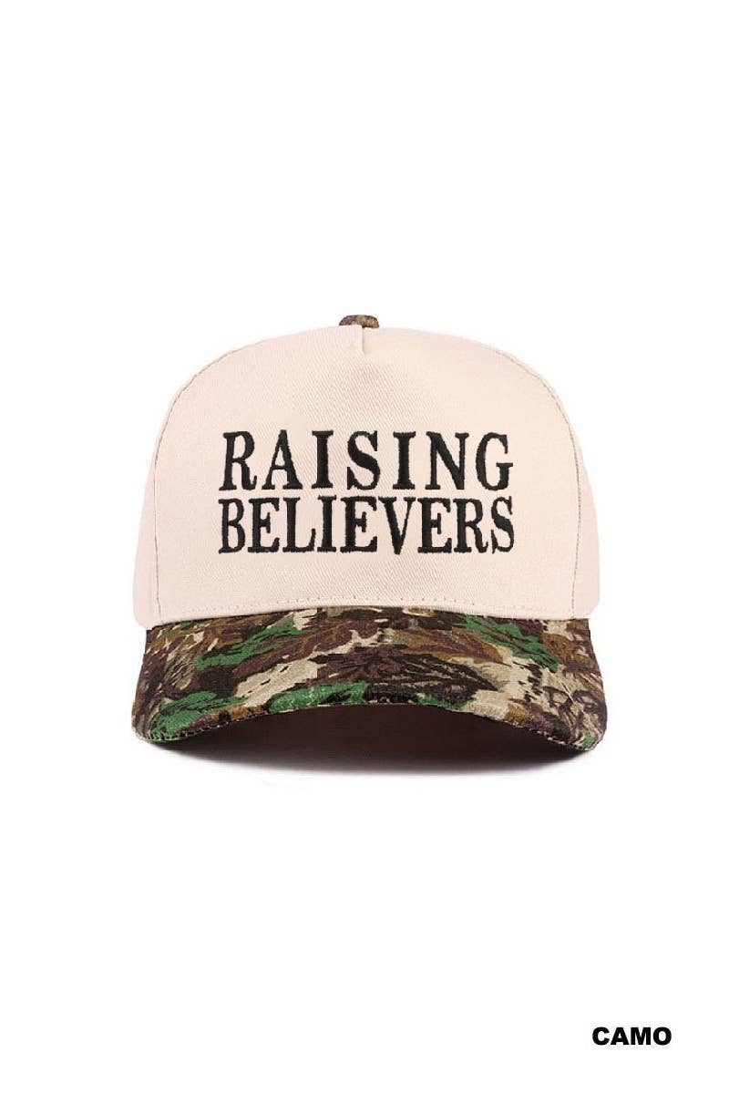 Raising Believers Two Tone Cotton Hat