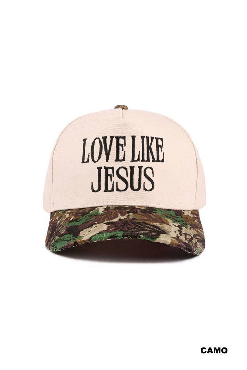 Love Like Jesus Two Tone Cotton Hat