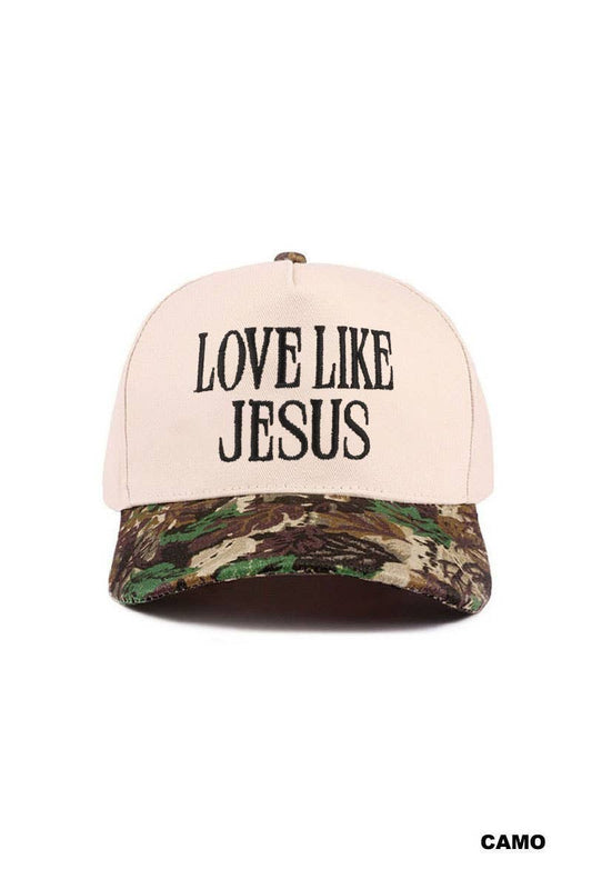 Love Like Jesus Two Tone Cotton Hat