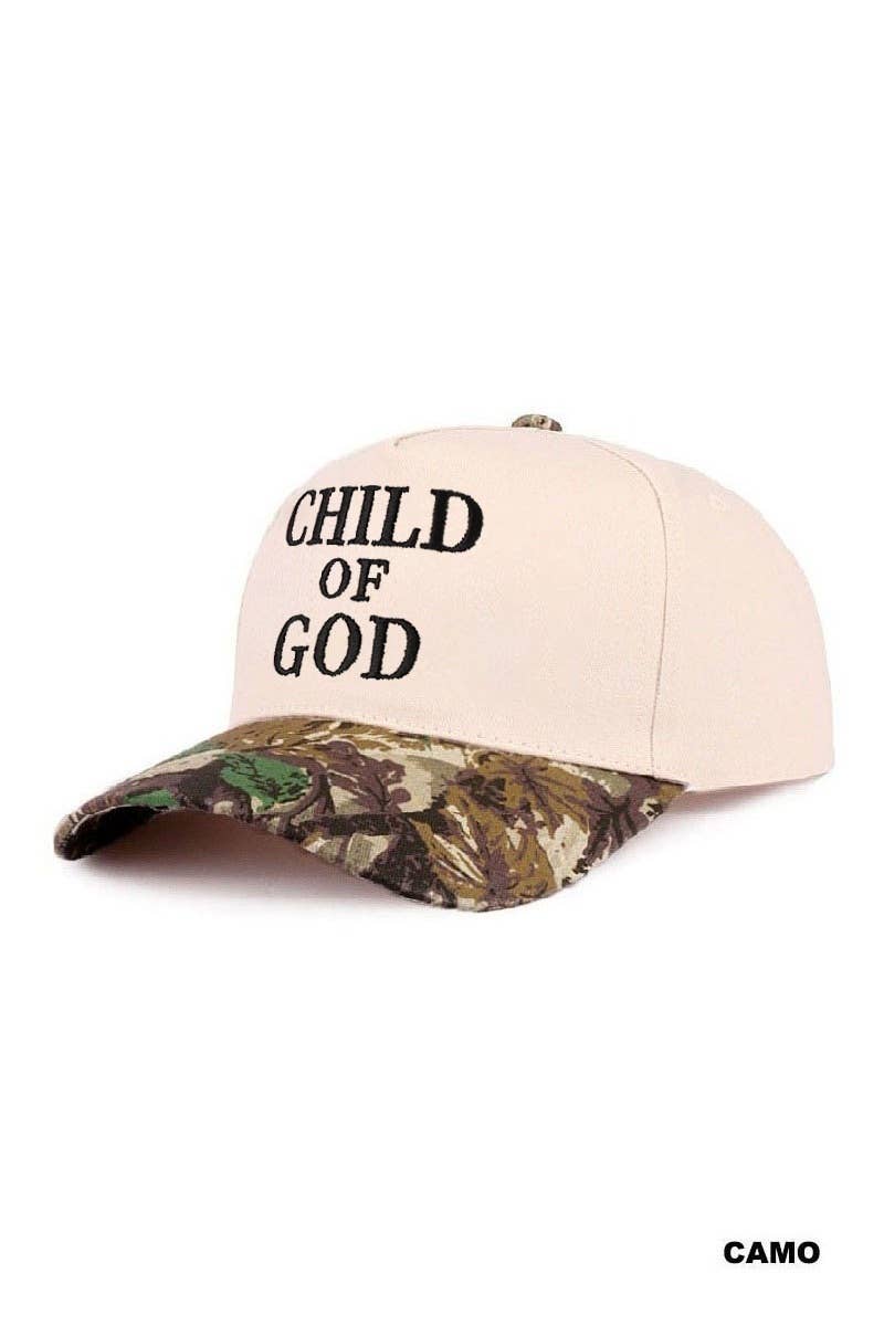 Child of God two tone cotton hat