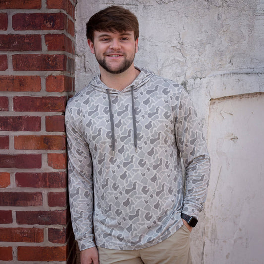Southern Limit Pullover White Camo