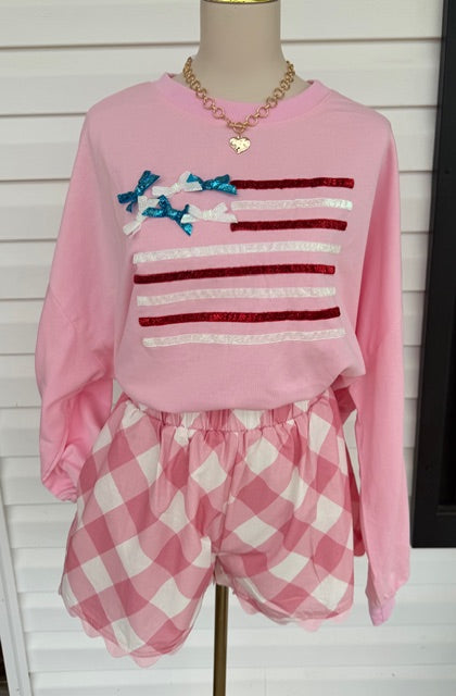 Ribbon Flag Sweatshirt